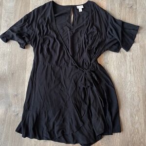 Ava Viv 1X Black Skort ruffle jumper Target